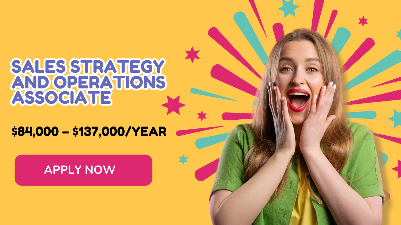 Sales Strategy and Operations Associate